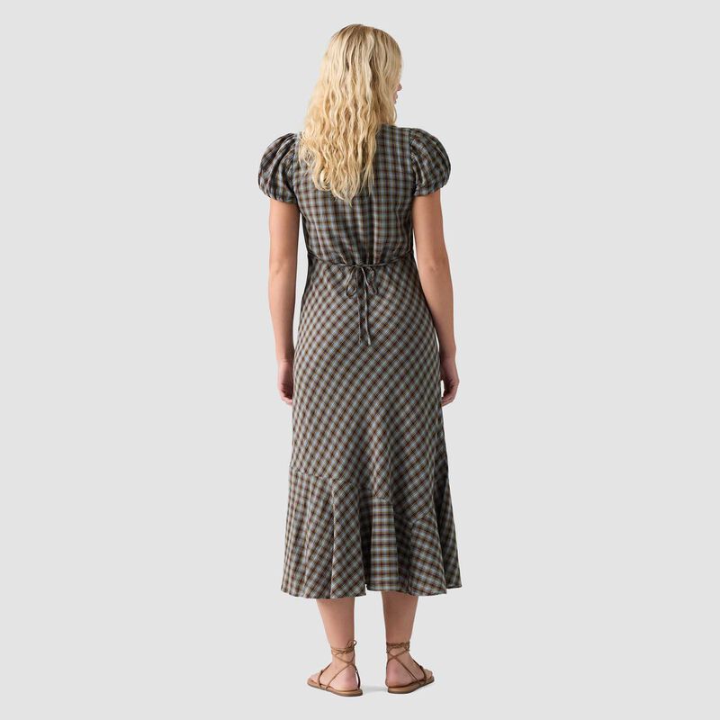 Levi's Lira SS Midi Dress Adelaide Plaid Fallen Rock image number 1